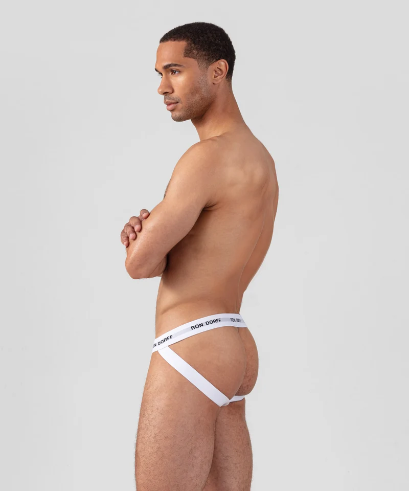 RON DORFF Jockstrap: White