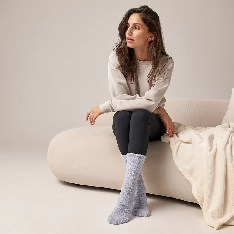 Kuschelsocken | Mix (Schwarz/Blaugrau)