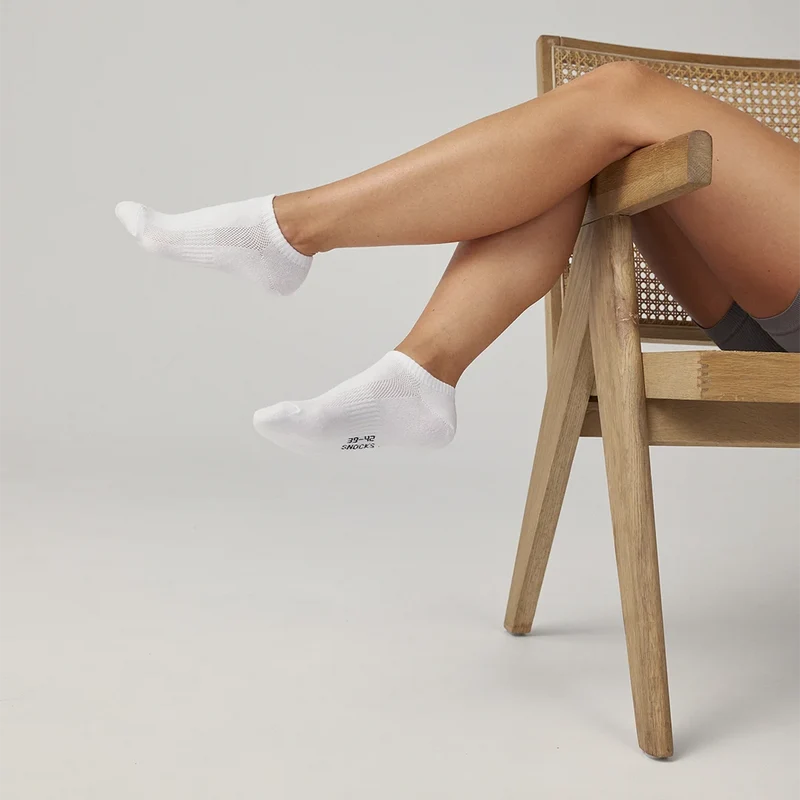 Premium Sneaker Socken | Mix (Schwarz/Weiß/Grau)