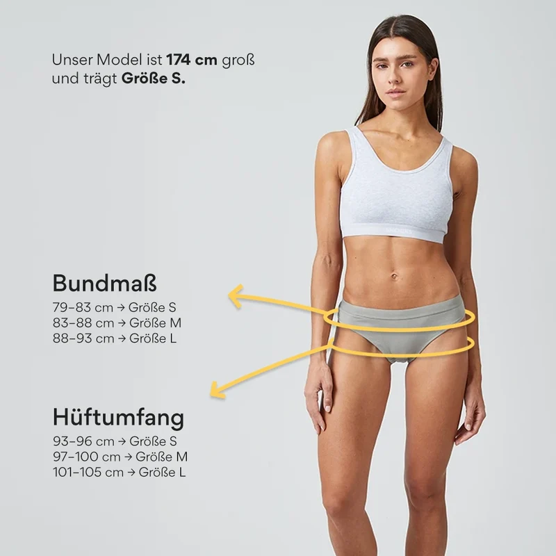 Brazilian Slips mit Gummibund | Mix (Weiß/Hellgrau/Schwarz)