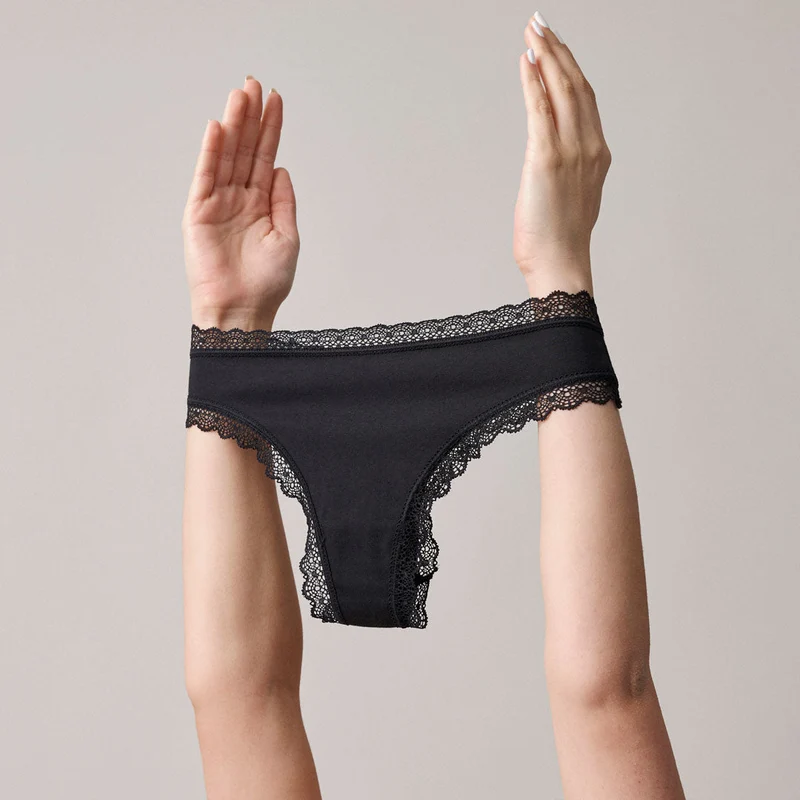 Tangas mit Spitze | Mauve