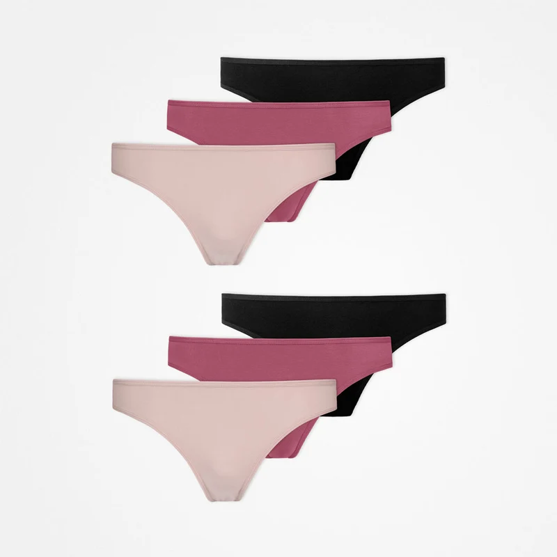 Tangas | Mix (Apricot/Mauve/Schwarz)