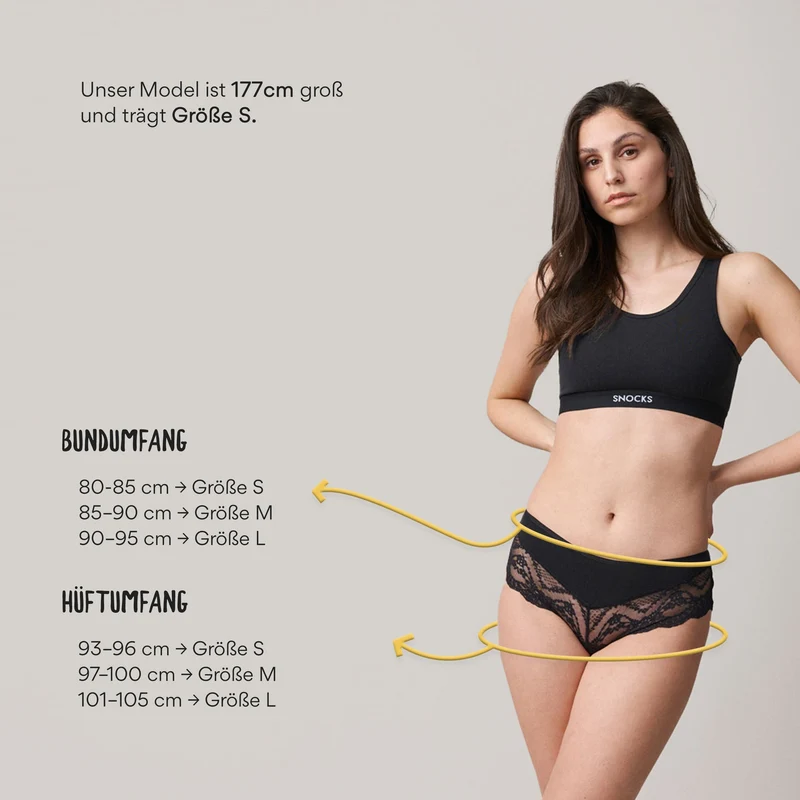 Hipster Panties mit Spitze | Mix (Weiß/Hellgrau/Schwarz)