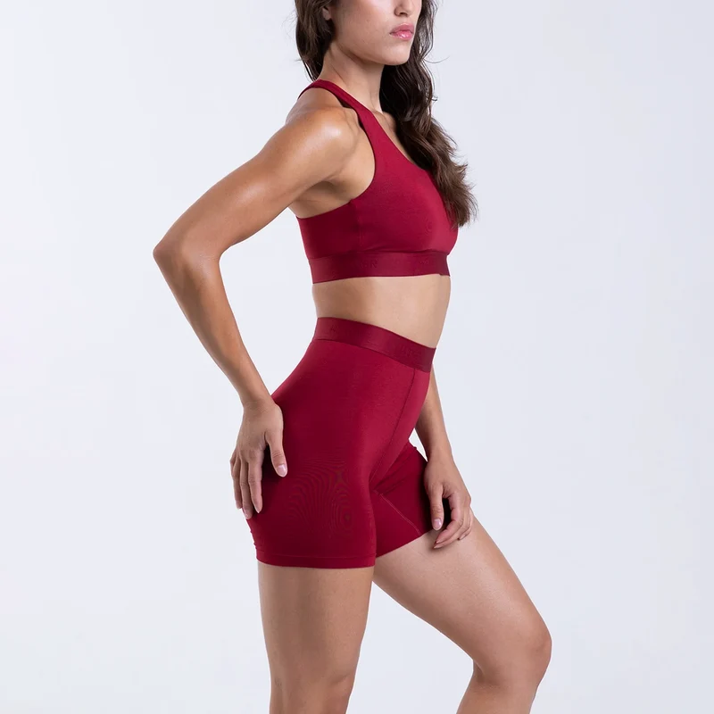 Baller High Waisted Rhubarb