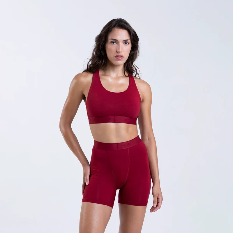 Baller High Waisted Rhubarb