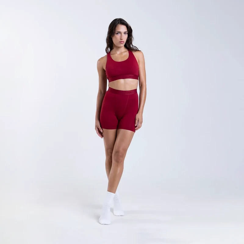 Baller High Waisted Rhubarb