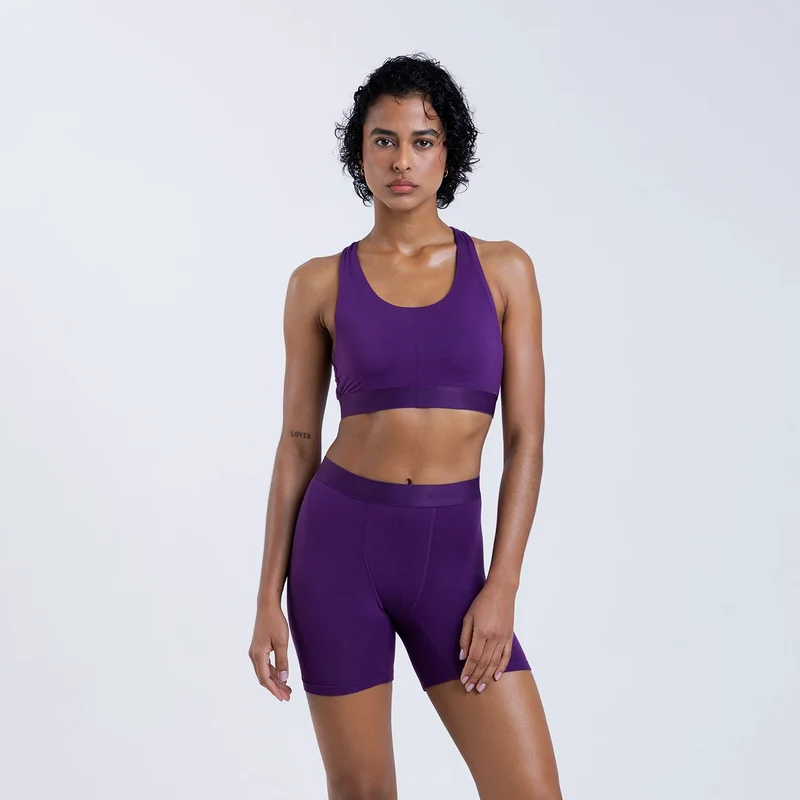 Baller High Waisted Wineberry