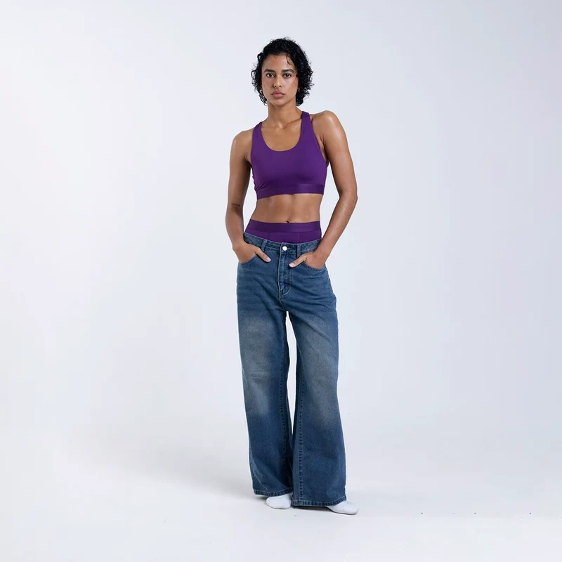 Baller High Waisted Wineberry
