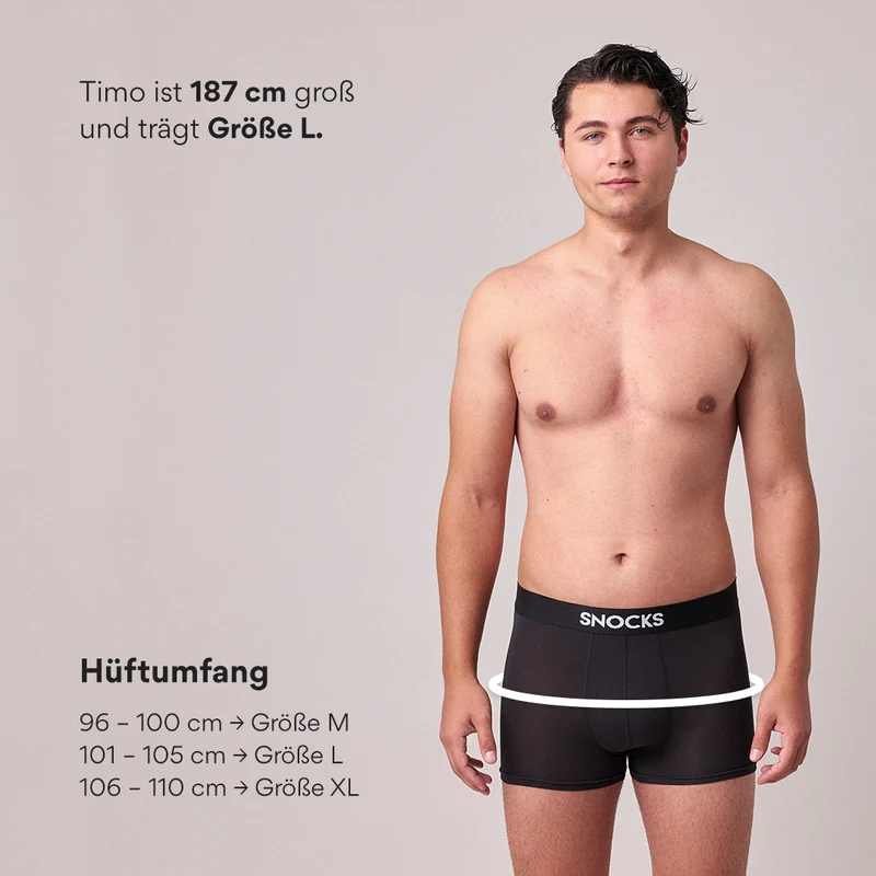 Premium Boxershorts | Schwarz