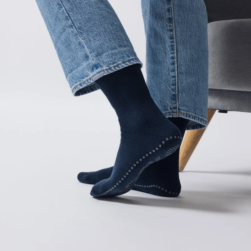 Anti-Rutsch Socken | Grau (SNOCKS)