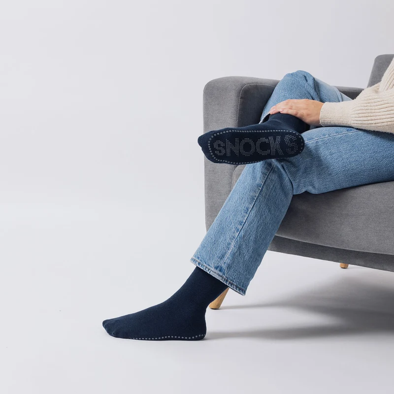 Anti-Rutsch Socken | Grau (SNOCKS)