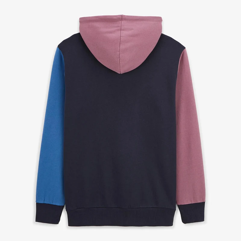 Sweat à capuche Singap en coton tricolore