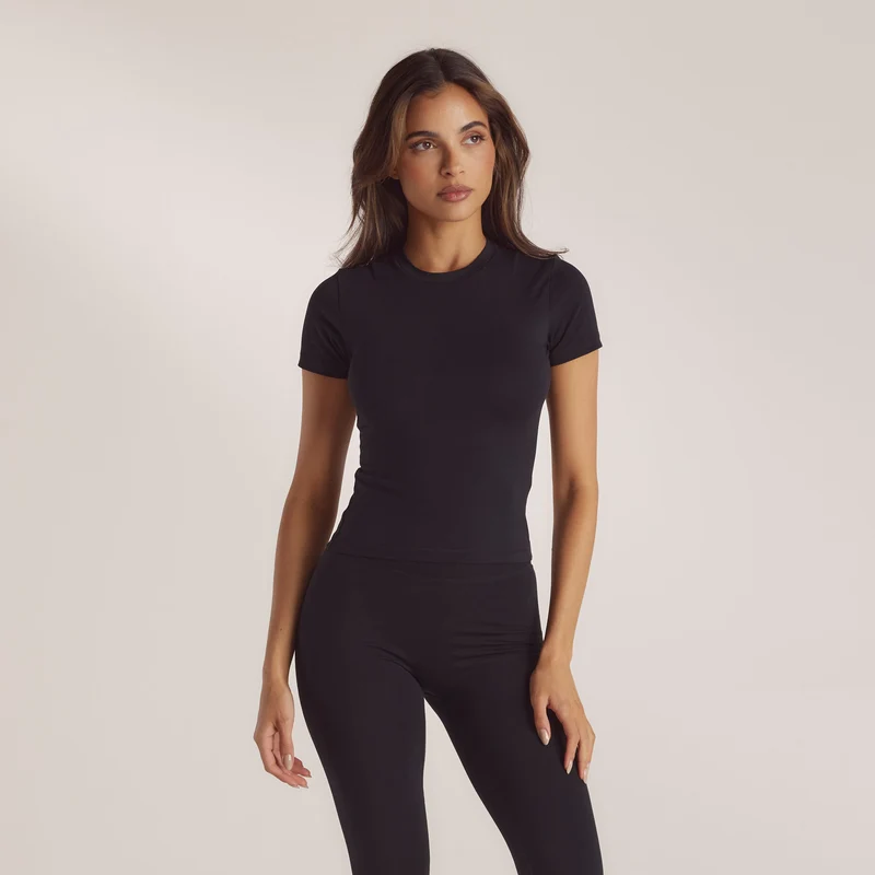 T-Shirt Manches Courtes - Noir