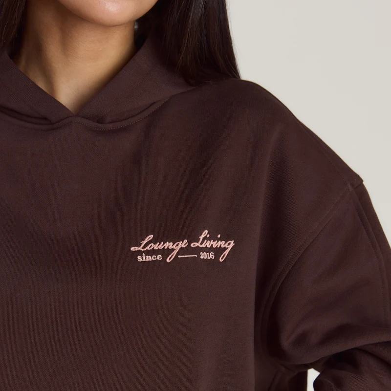 Sweat à Capuche Lounge Living - Chocolat