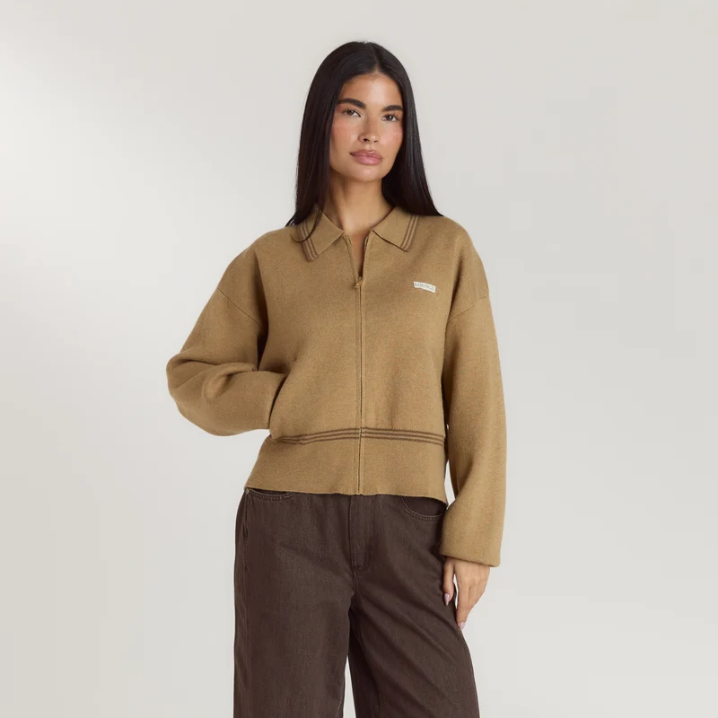 Veste en Maille - Beige