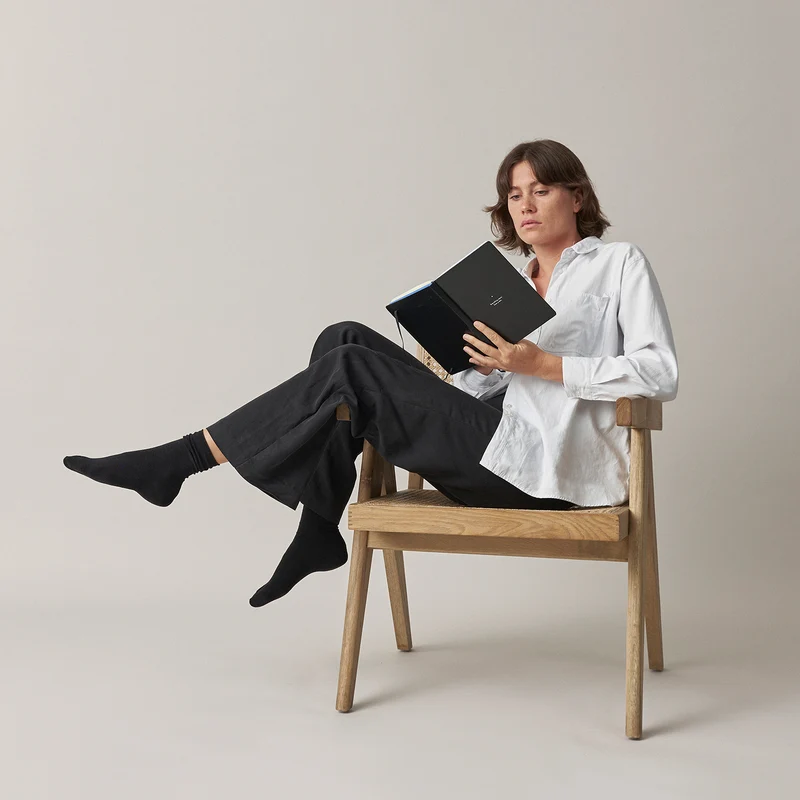 Klassische Damen Socken | Schwarz