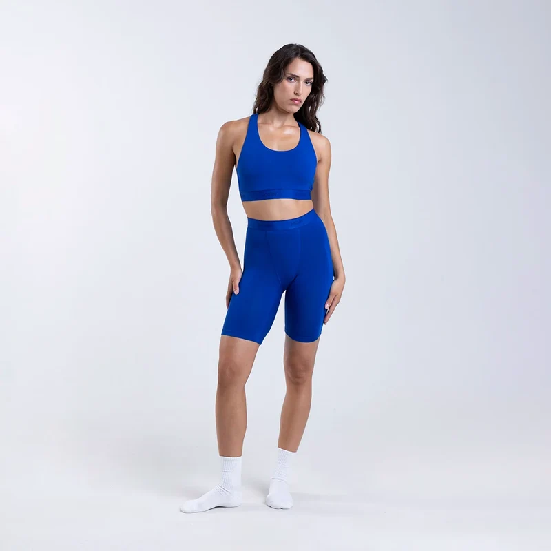 Biker High Waisted Mazarine Blue