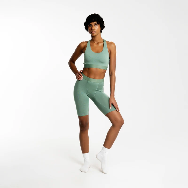 Biker High Waisted Wild Sage