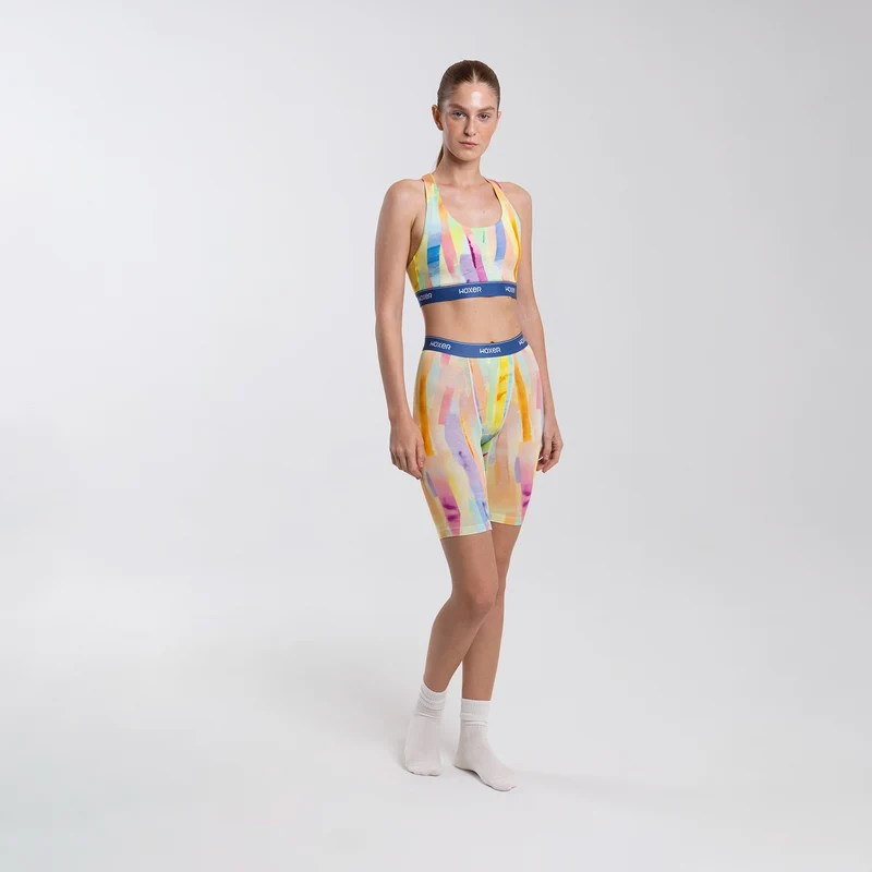 Biker High Waisted Surf Pop