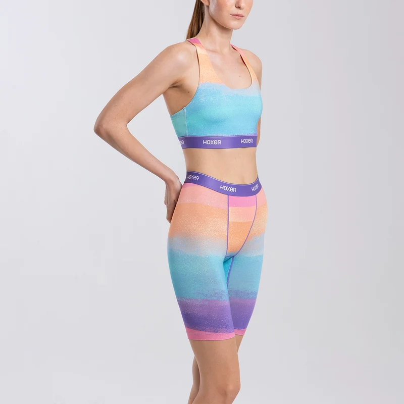 Biker High Waisted Solar Crush