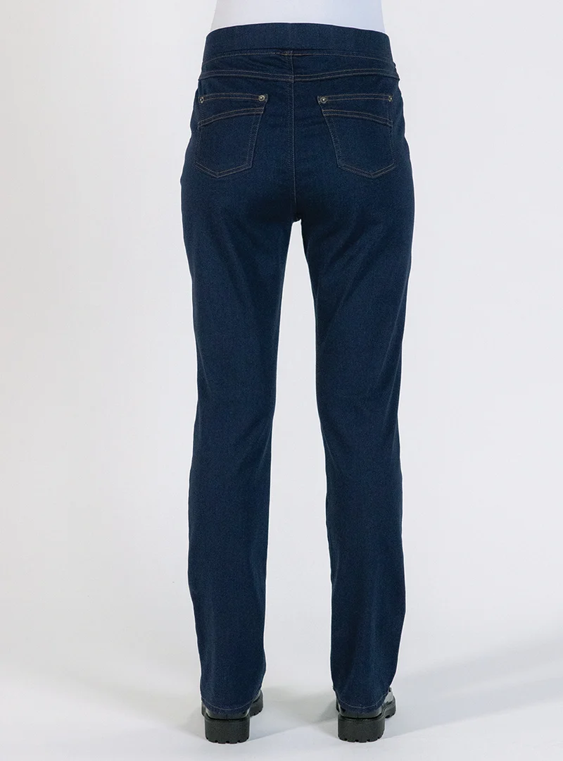 Jegging femme coton bleu indigo