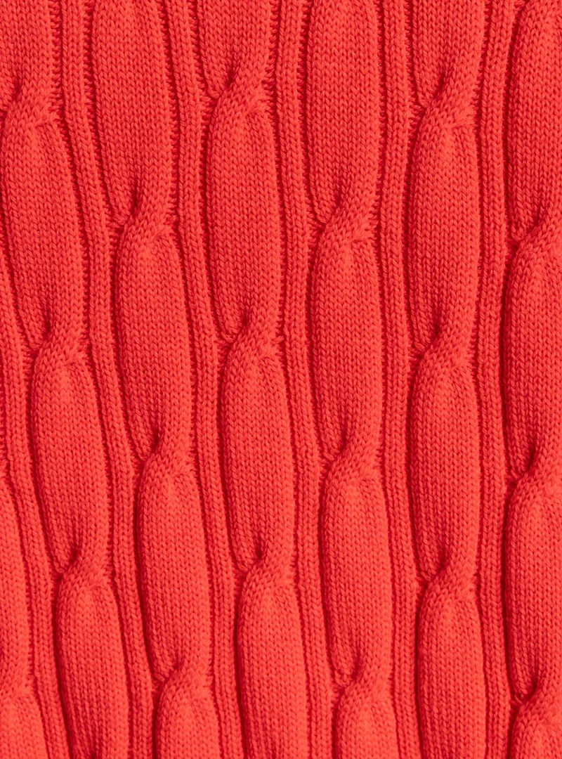 Pull femme en laine mérinos rouge doux