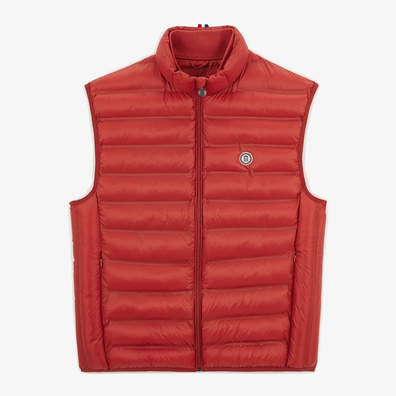 Doudoune Piumino ultralight sans manches orange abricot