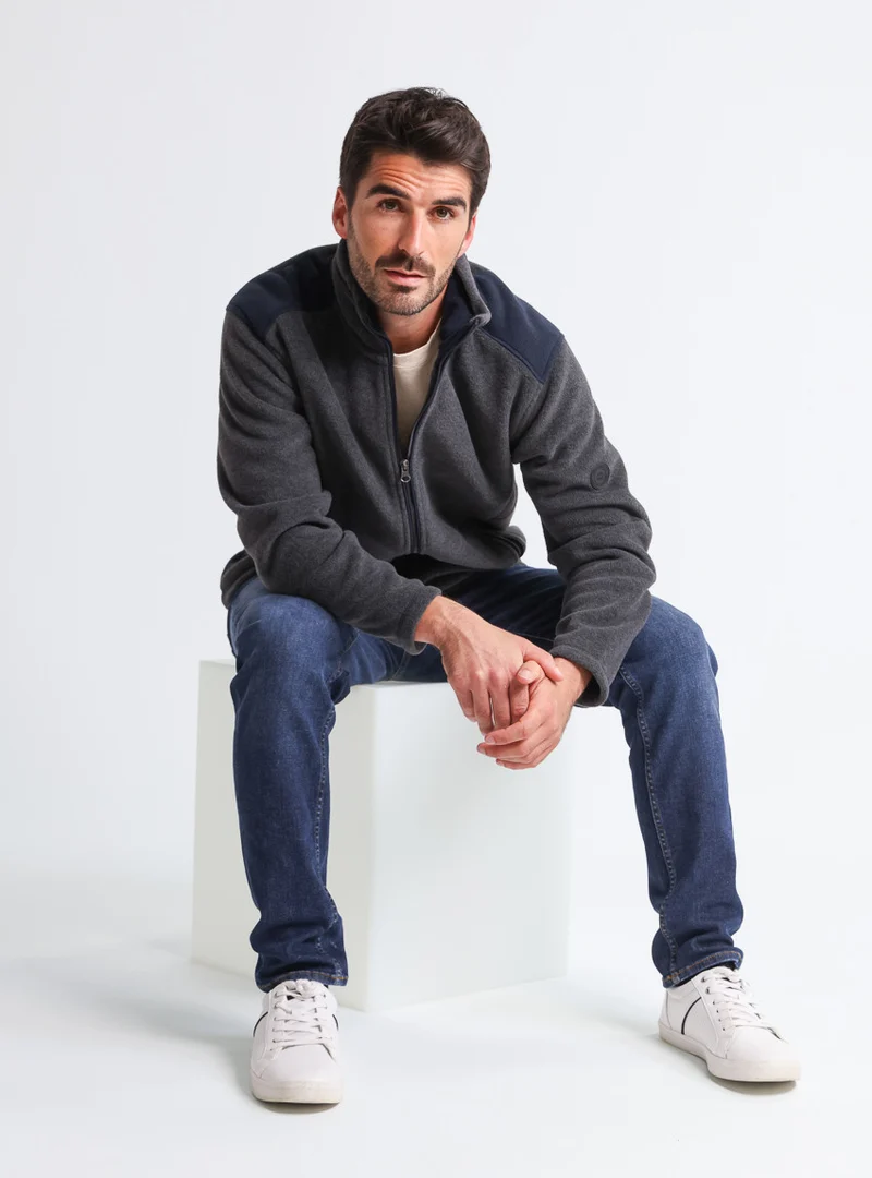 Polaire homme Gris Anthracite