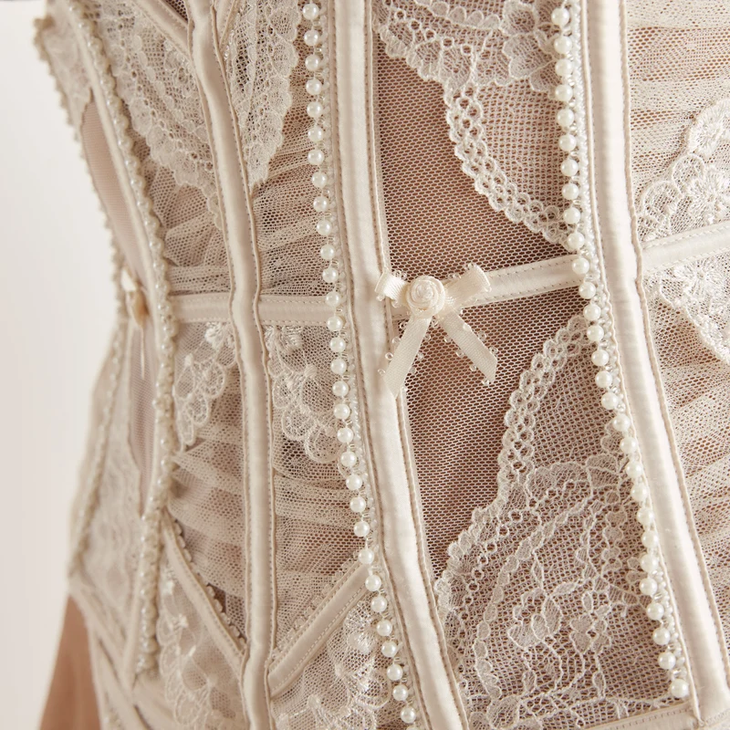 Corset Christina (Ensemble) - Ivoire