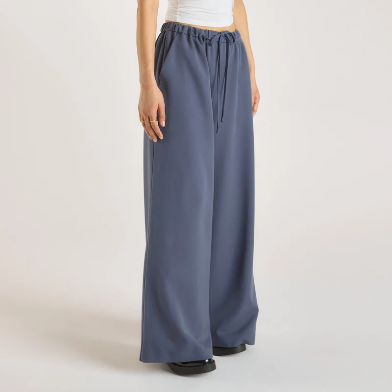 Pantalon Large et Droit - Bleu