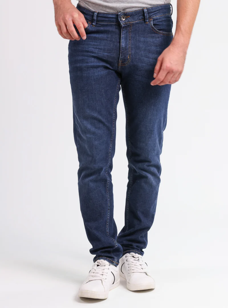 Jean homme en coton Bleu Brut