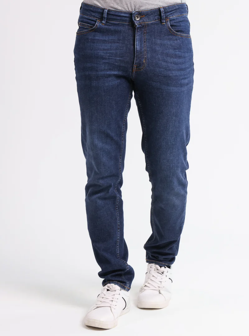 Jean homme en coton Bleu Brut