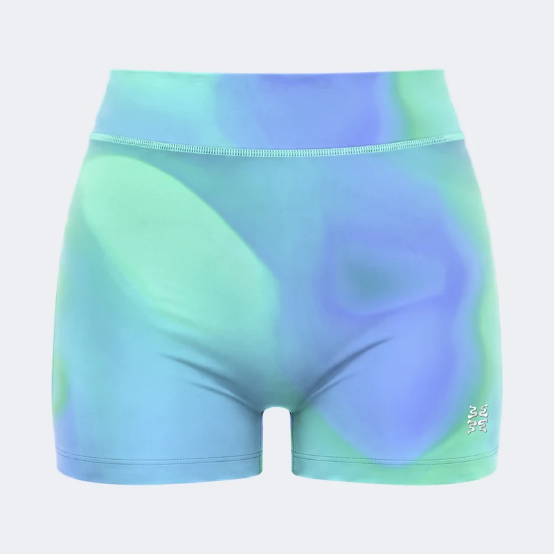 Star High Waisted Swim Aqua Amp