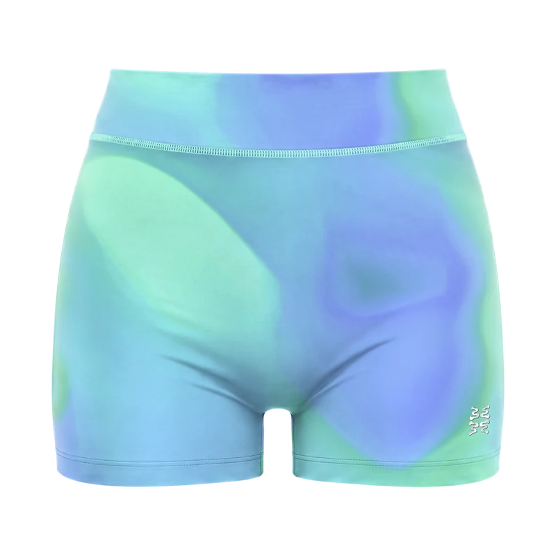 Star High Waisted Swim Aqua Amp