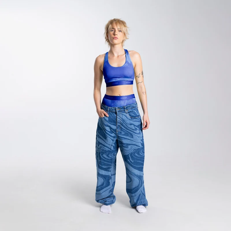 Baller High Waisted Blue