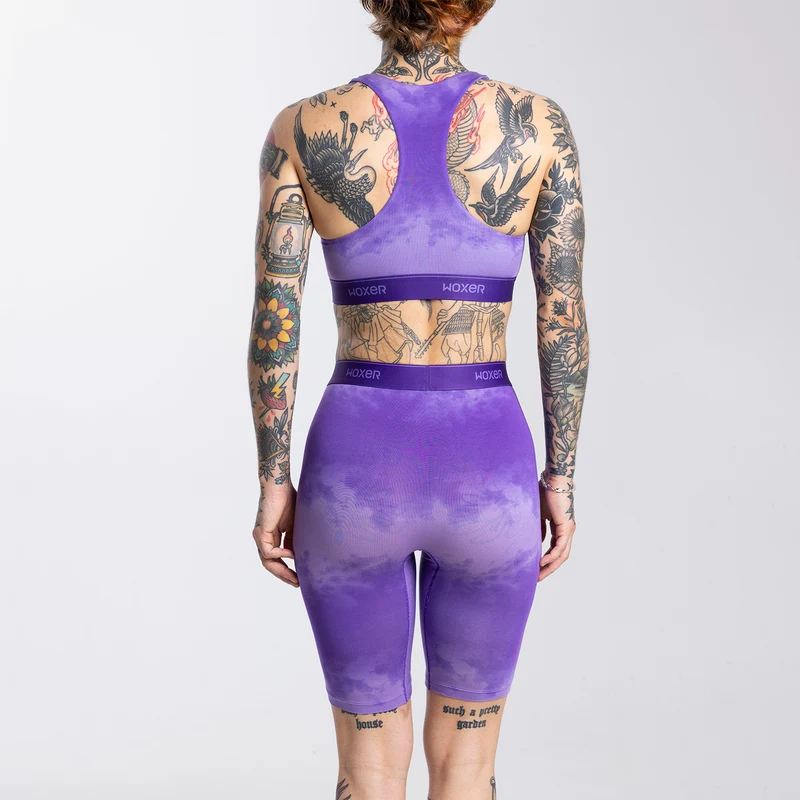 Biker High Waisted Purple