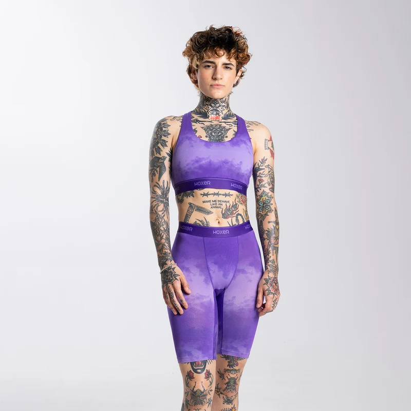 Biker High Waisted Purple