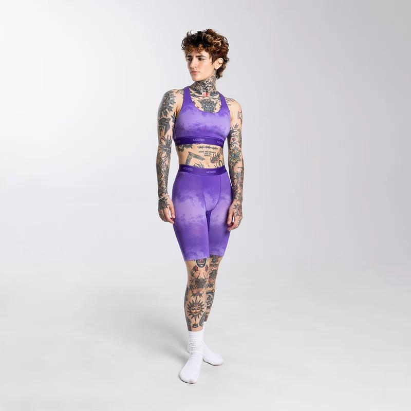 Biker High Waisted Purple