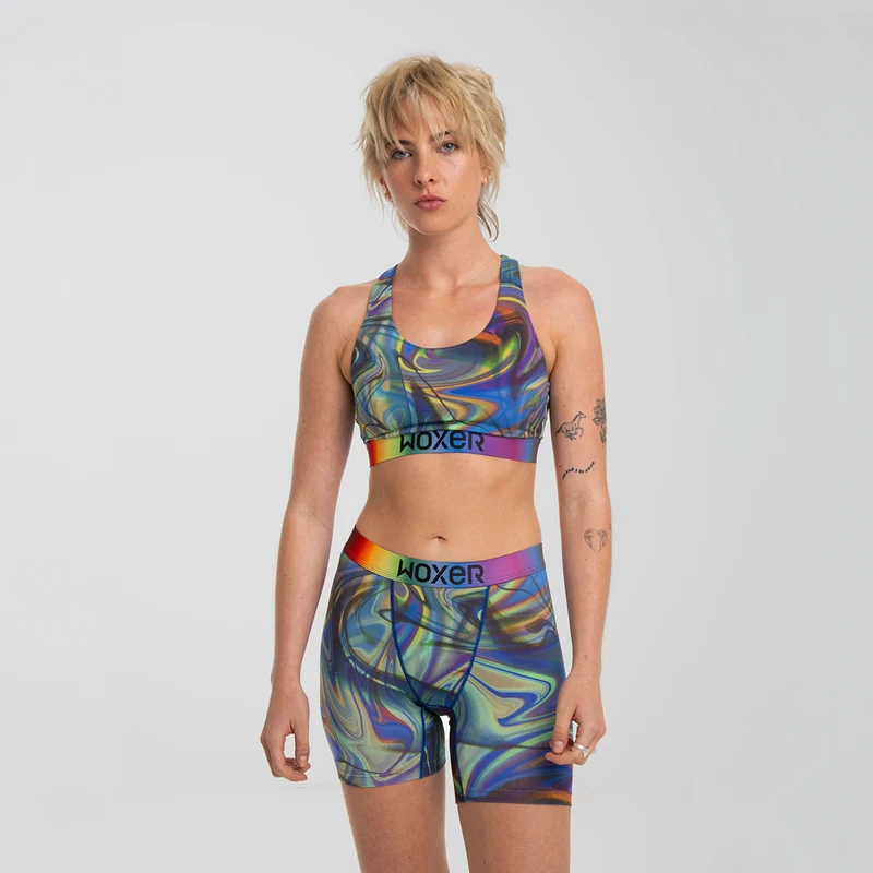 Baller High Waisted Pride Wave
