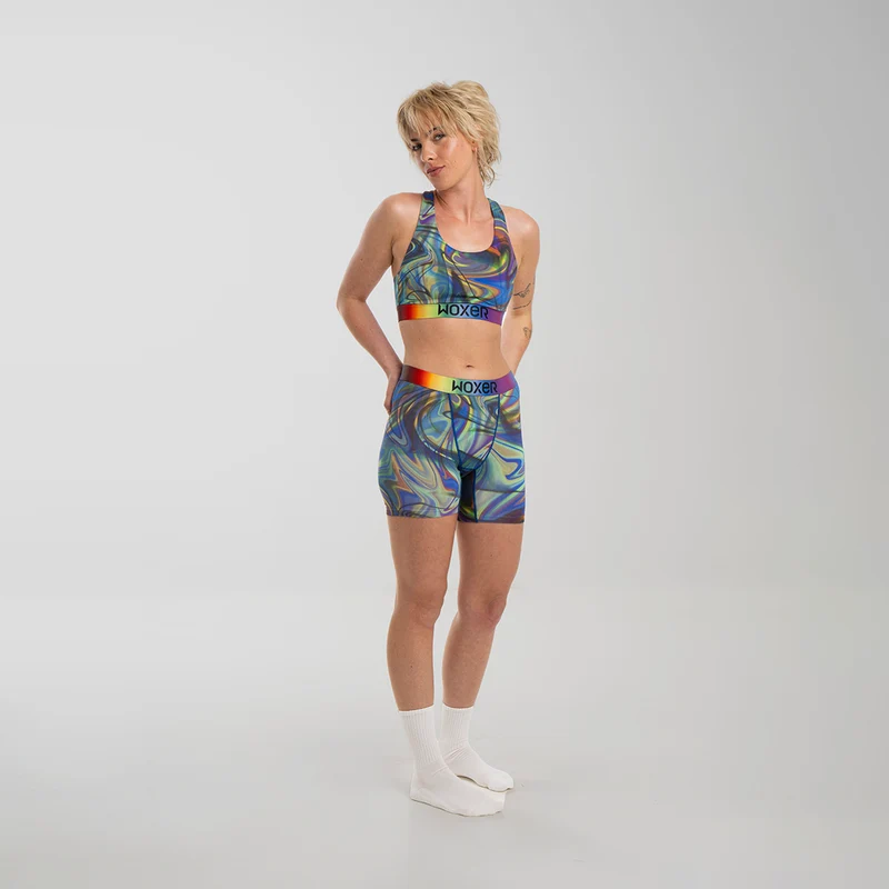 Baller High Waisted Pride Wave