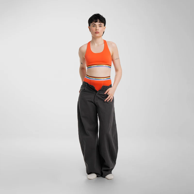 Baller High Waisted Coral Pride