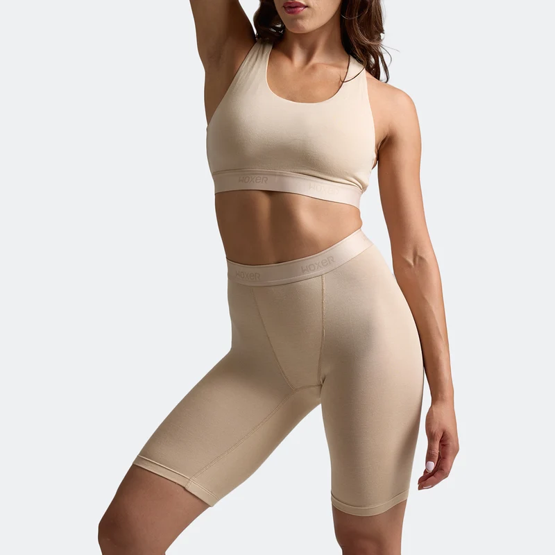 Biker High Waisted Latte 3.0