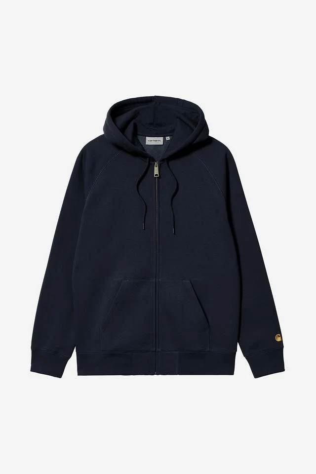 Carhartt Wip HOODED CHASE JACKET Dark Navy / Gold