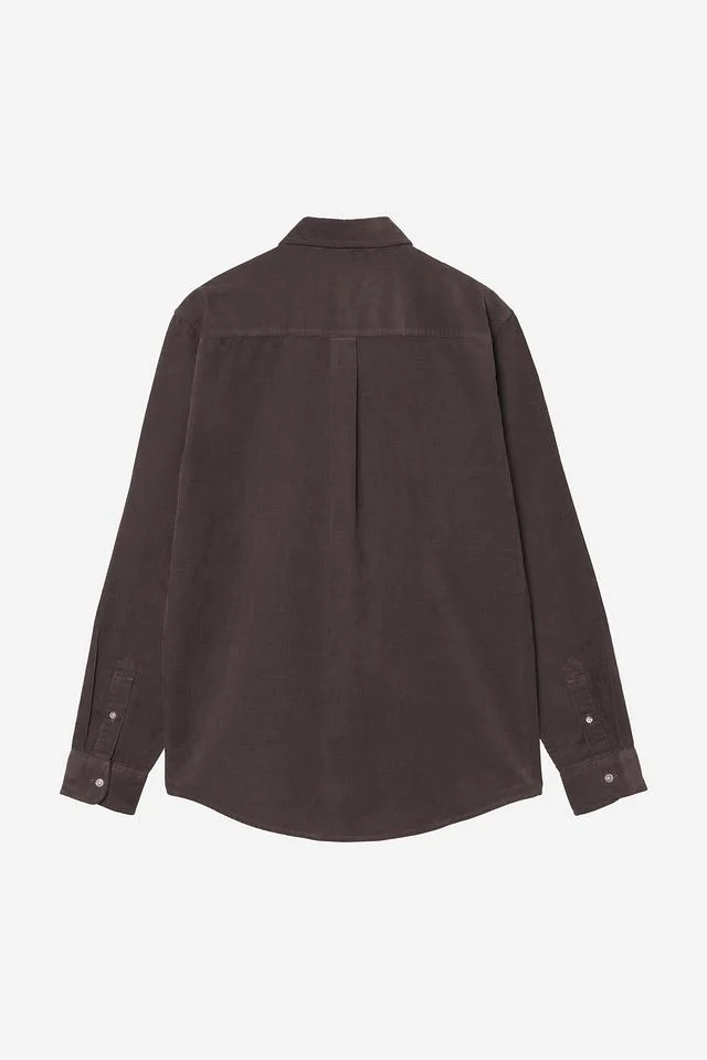 Carhartt Wip MADISON FINE CORD L/S SHIRT Shale / Wax