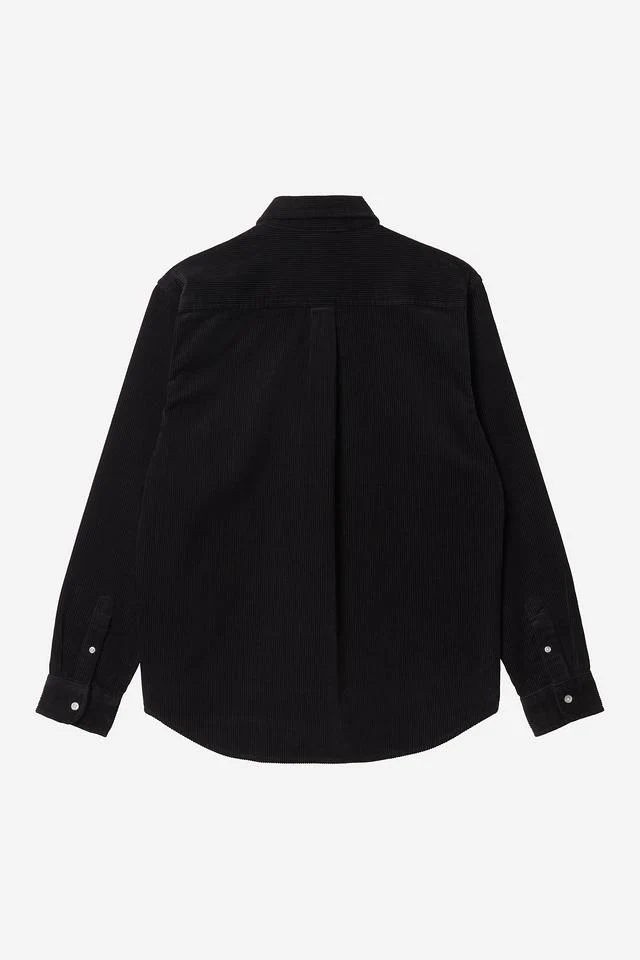 Carhartt Wip MADISON FINE CORD L/S SHIRT Black / Wax