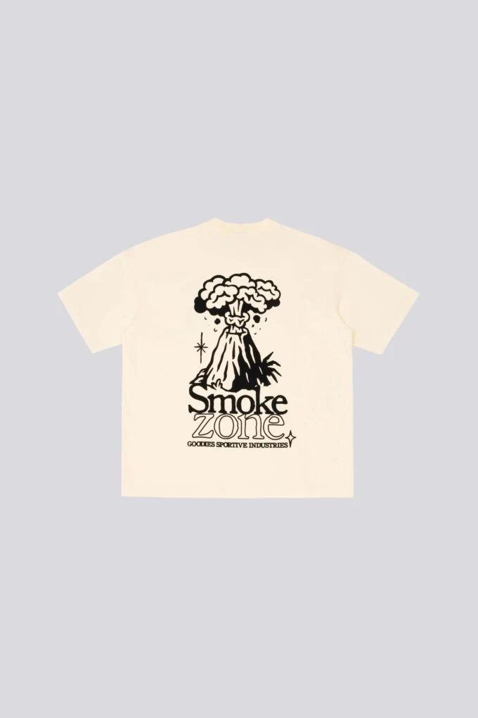 Goodies Sportive SMOKE ZONE BUTTER S/S TEE Butter