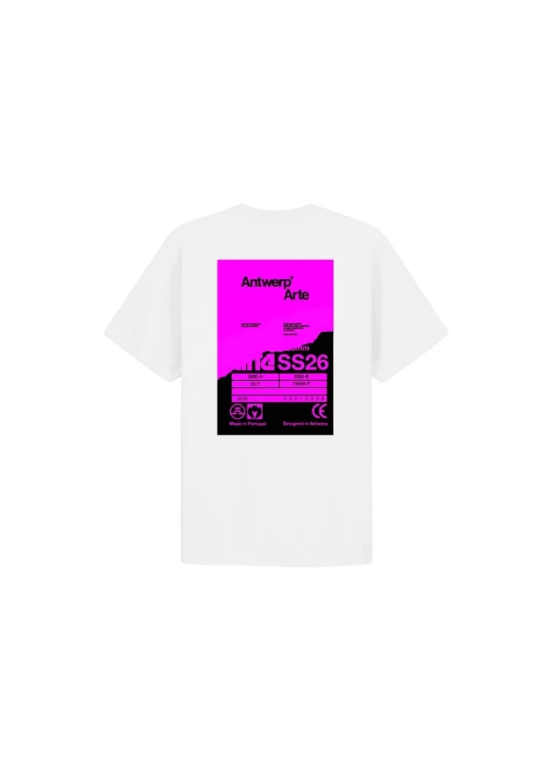 Arte Antwerp BACK POSTER S/S TEE White
