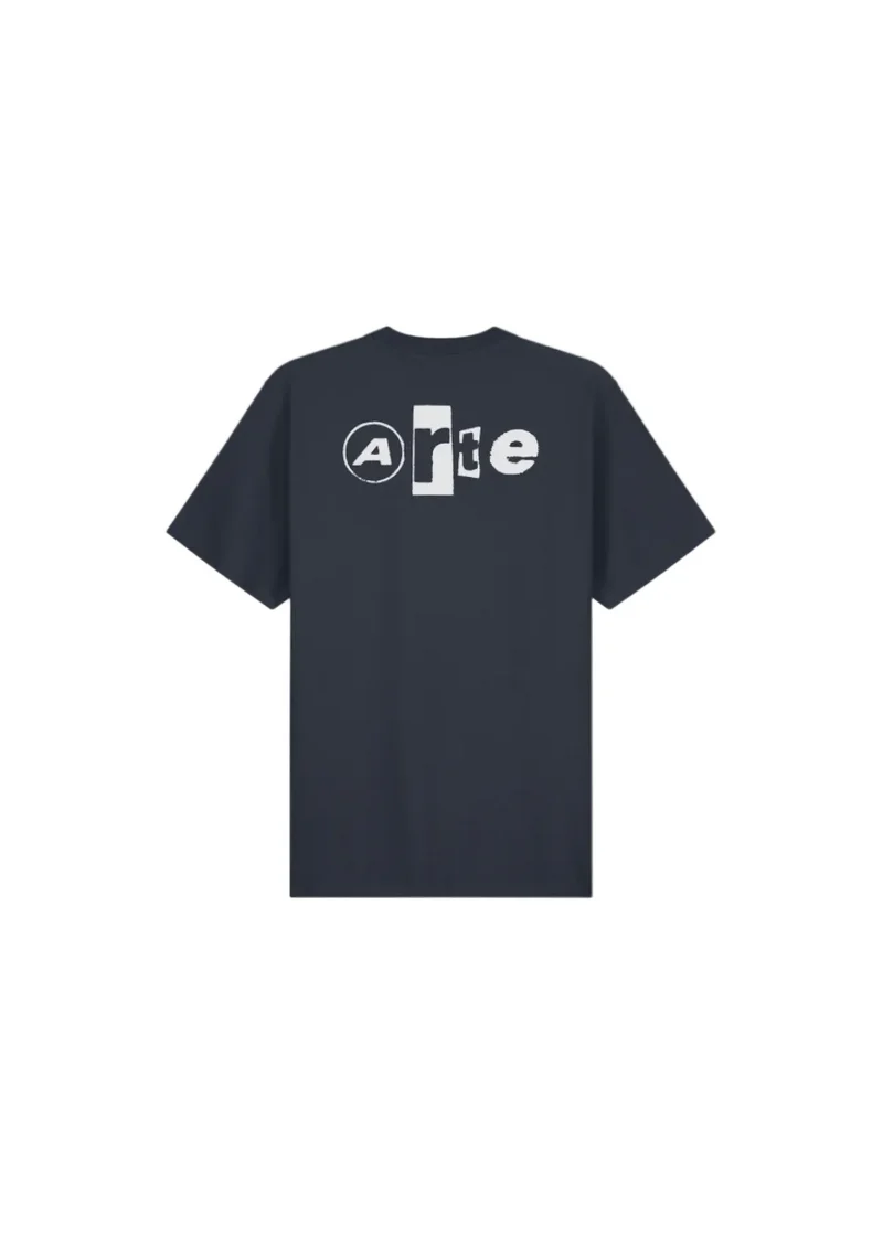 Arte Antwerp BACK COLLAGE S/S TEE Navy