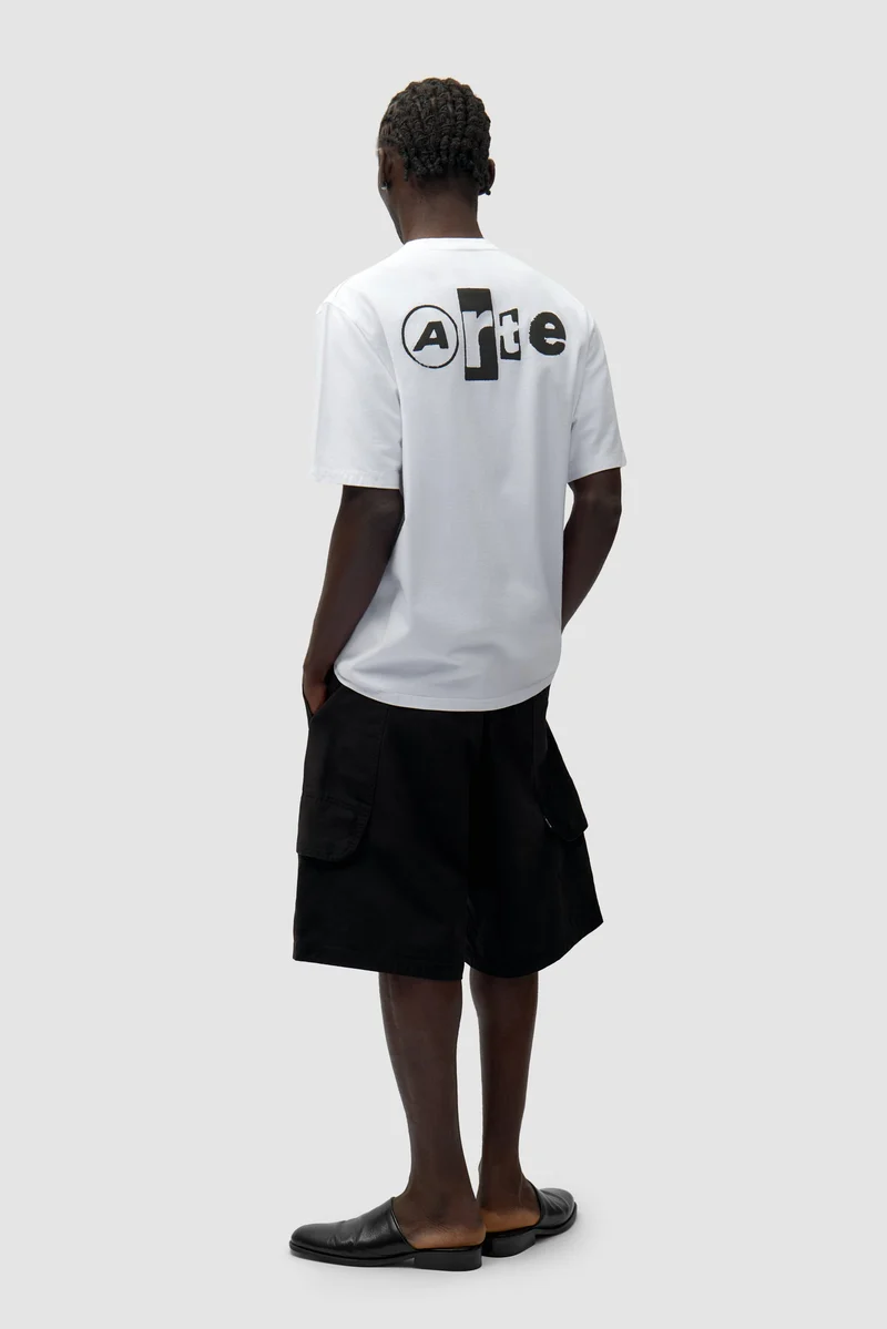Arte Antwerp BACK COLLAGE S/S TEE White
