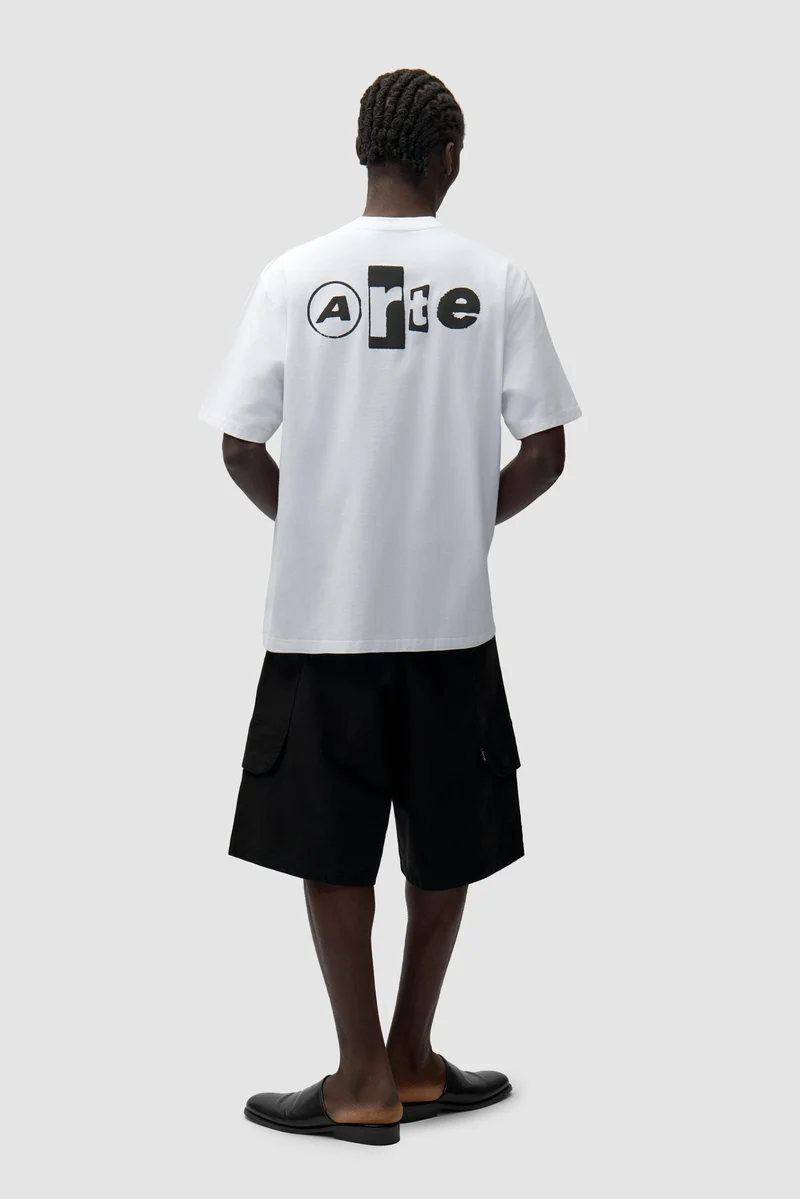 Arte Antwerp BACK COLLAGE S/S TEE White
